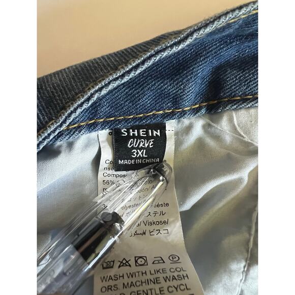 Shein Denim Midi Skirt - 3X - Picture 6 of 7